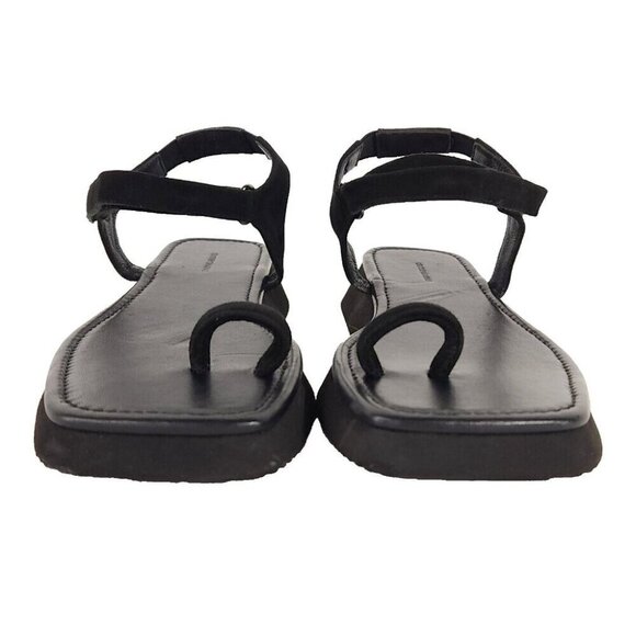 LE17SEPTEMBRE Toe Ring Sandals Size 40 10 Women's Black $270 - Picture 3 of 11